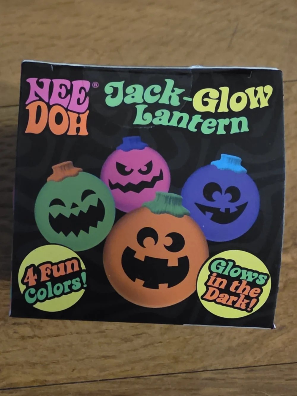 NeeDoh Jack-Glow Lantern Pink Glow In The Dark!!